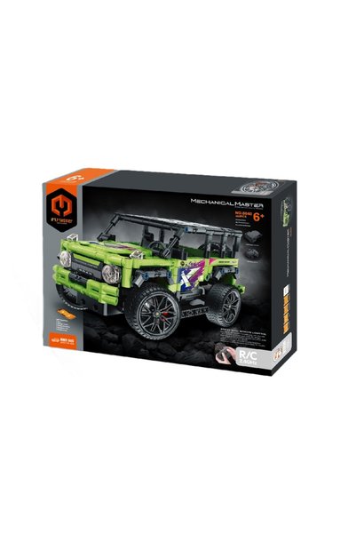 OEM Masinuta RC jeep, 484 piese, verde lime