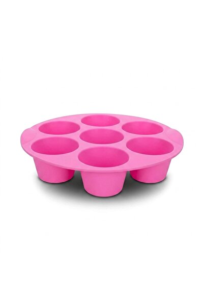 YBOSHOP Forma silicon pentru briose si mini tarte, 7 compartimente, antiadere...