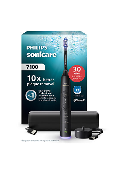 Philips Sonicare 7100 Şarjlı Diş Fırçası, 21 Gün Şarj, 10 kat plak temizliği,...