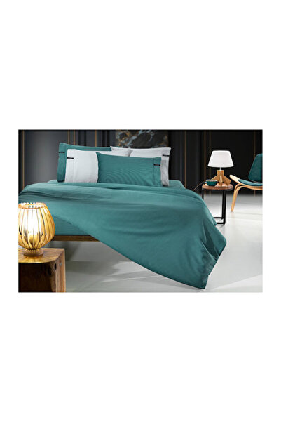 Guy Laroche Μίνιμαλ Ελαστικό Σεντόνι Πετρόλ 160x200+35