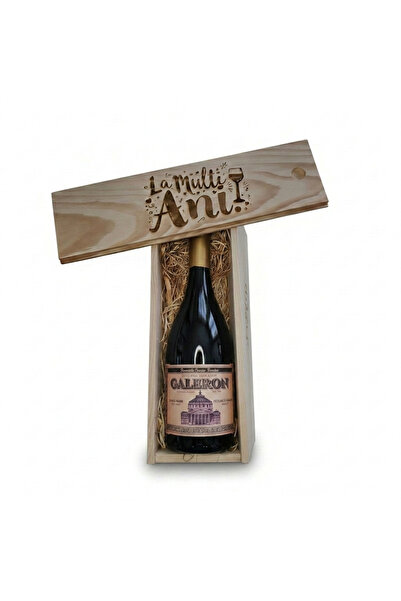 Cramele Recas Pachet Cadou Vin Alb Sec DFR Galeron Chardonnay Baric 14%, 0.75L