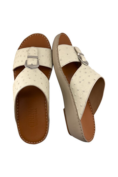 Cirino (OS-2000 ) Handmade Arabic Men's Slippers | Outdoor Arabic Sandals For...