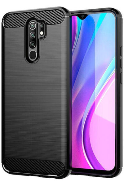 Other NetOne Κάλυμμα Πλάτης Σιλικόνης Carbon Μαύρο για Redmi A3 Κωδικός: MA49...