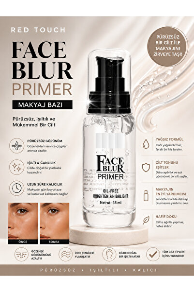 RED TOUCH Makeup Base & Face Blur Primer 35 ml