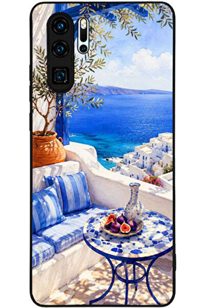 Other Σονίκ Σειρά Μούσα των Ελληνικών Νησιών Θήκη Huawei P30 Pro Θέα της Αιγαίου