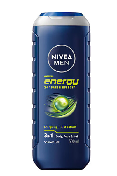 NIVEA 500 ml Gel de dus Energy Mint Extract