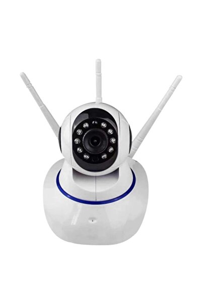 DealsReall WiFi 720P HD Surveillance Camera, 360° Rotation, Two-Way Audio, Ni...