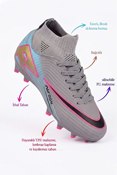 AlbiShoes Boys' Football Field Boots, Quality Imported Sole, Flexible, Foot-F...