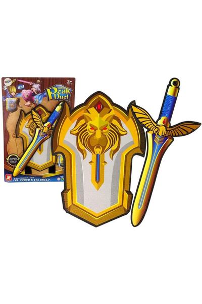 LeanToys Set scut si sabie pentru copii, Leantoys, EVA, 3+, Multicolor