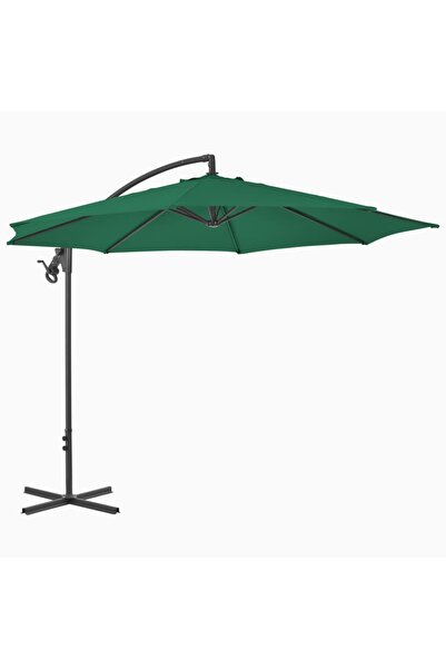 Selgot Umbrelă de grădină sau curte, culoare verde, diametru 300 cm