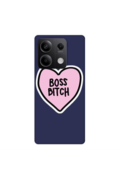 Other Xiaomi Redmi Note 13 5G Boss Bitch Dark blue Colored Silicone TPU Θήκη