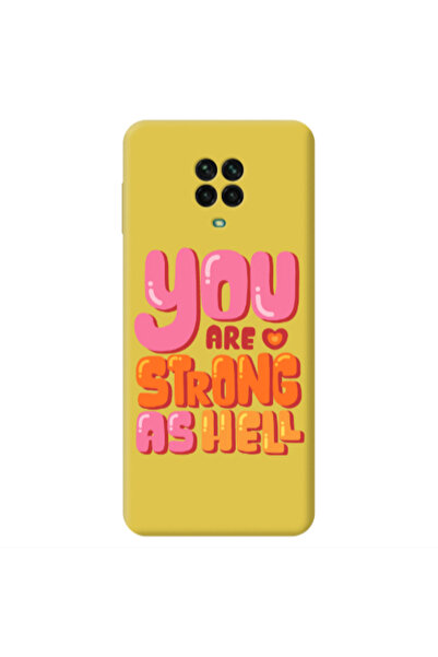 Other Xiaomi Redmi Note 9 Pro You are Love Strong Yellow Colored Silicone TPU...