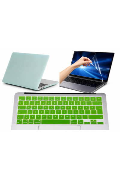 hk Macbook Air 13 inç A2681 A3113 A3240 A3449 M2 / M3 / M4 / M5 Kılıf Hardcas...