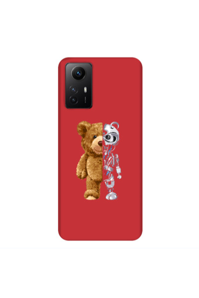 Other Xiaomi Redmi Note 12s Glacier Red Colored Silicone TPU Θήκη