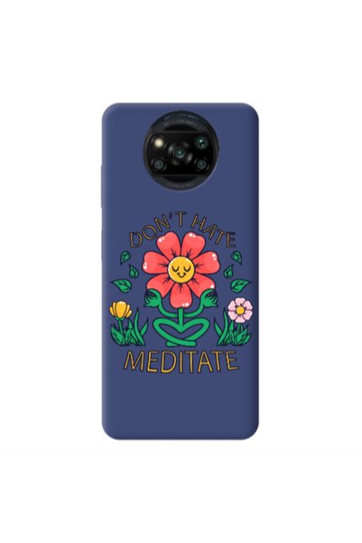 Other Xiaomi Poco X3 /X3 Pro Meditate Dark blue Colored Silicone TPU Θήκη