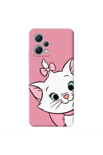 Other Xiaomi Redmi Note 12 Pro 5G I am here Pink Colored Silicone TPU Θήκη