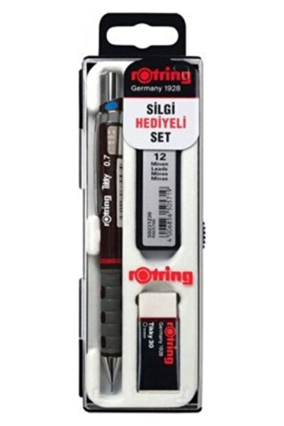 Rotring Δώρο Γόμα Σχολικού Σετ 3 τεμαχίων Tikky Versatil Brown