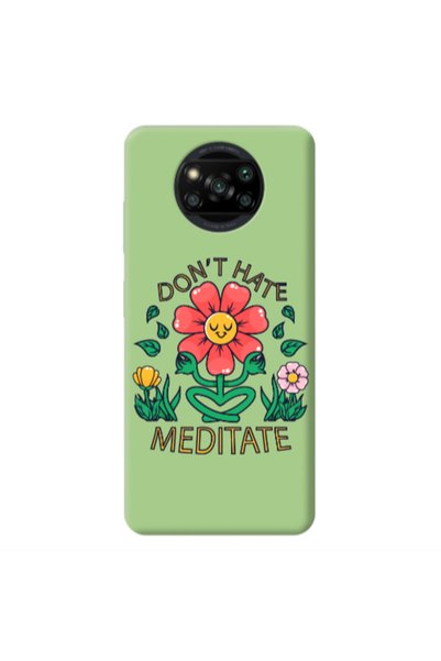 Other Xiaomi Poco X3 /X3 Pro Meditate Light Green Colored Silicone TPU Θήκη
