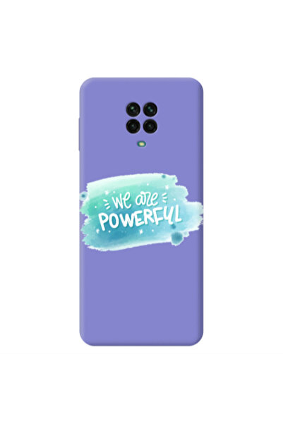Other Xiaomi Redmi Note 9 Pro We are Powerful Purple Colored Silicone TPU Θήκη