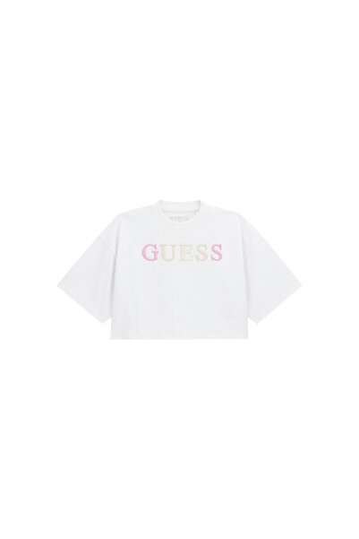 Guess Κοριτσίστικο Μπλουζάκι J6RI11KCNQ4 Λευκό