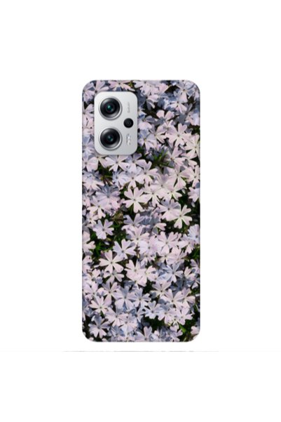 Other Xiaomi Poco X4 GT Flowers white Transparent Silicone TPU Θήκη