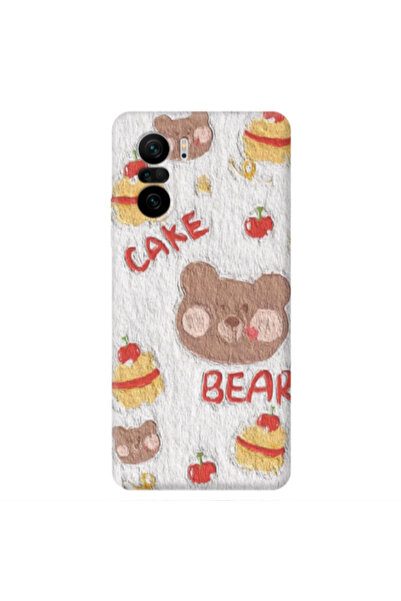 Other Xiaomi Poco F3 Cake Bear Transparent Silicone TPU Θήκη