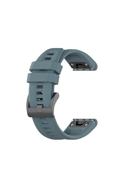 OEM Λουράκι Σιλικόνης Rock Cyan (Εμφάνιση Σειράς 7) (Fenix 5 / 5 Plus / 6 / 6...