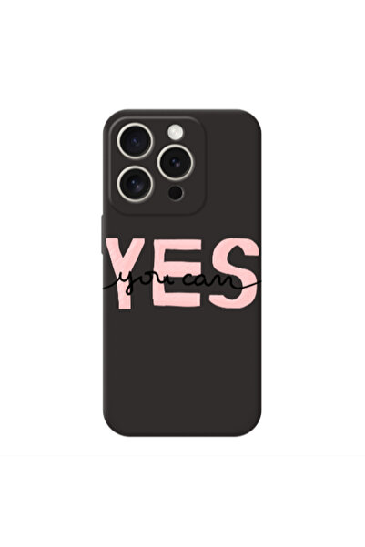 Other Apple Iphone 16 Pro Yes you cam Black Colored Silicone TPU Θήκη