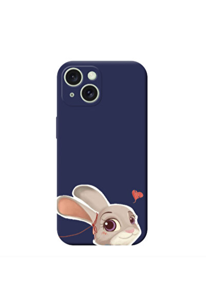 Other Apple iPhone 15 Plus Valentines 16 Dark blue Colored Silicone TPU Θήκη