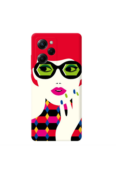 Other Xiaomi Poco X5 Pro Red hair girl Transparent Silicone TPU Θήκη