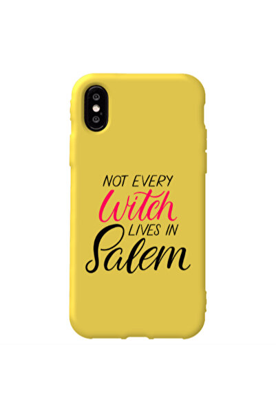 Other Apple iPhone Xs Max Not every witch lives in salem Yellow Colored Silic...