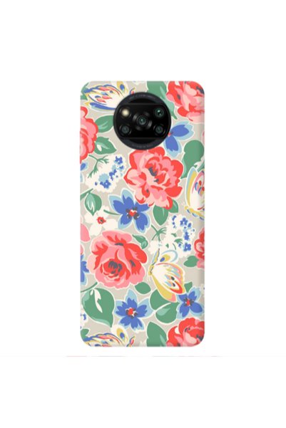 Other Xiaomi Poco X3 Pro Lady roses Transparent Silicone TPU Θήκη