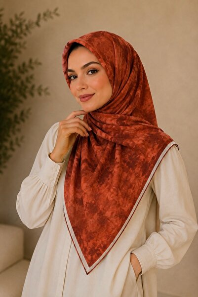 İmajButik Burgundijski pamučni mekani šal