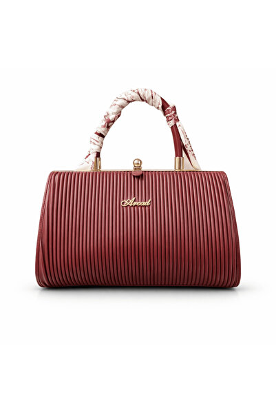 IQRAA Elegant Women’s Handbag with Scarf Handle Top Handle Purse Luxury