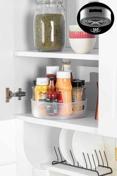 Mutfak Köşesi 360 Degree Rotating Makeup Organizer, Cosmetic Perfume and Lips...