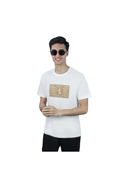 Giordano Men Slim Branding Graphic Cotton Tee