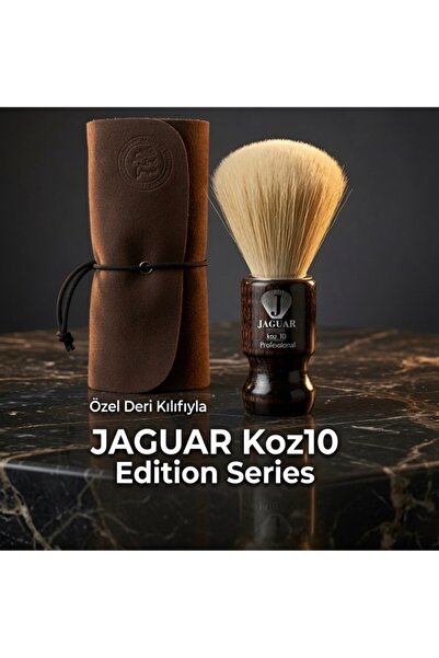 Jaguar Koz Edition Serisi Sakal Fırçası / Deri Saklama Çantasıyla Birlikte Özel