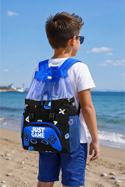 ms mixxstore Luxurious Patterned Children's Backpack Pool and Beach Bag
