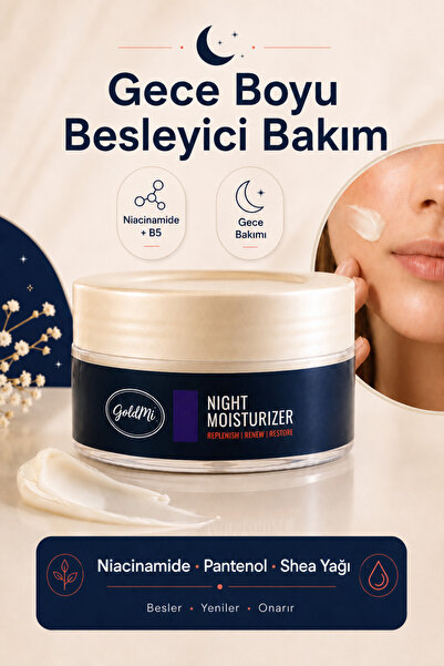 GoldMi Bariyer Onarıcı & Güçlendirici & Yaşlanma Karşıtı & Niacinamide, Hyalu...
