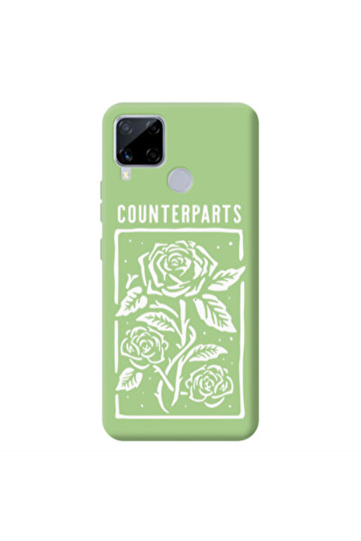 Other Realme C25S Counterparts Light Green Colored Silicone TPU Θήκη