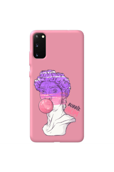 Other Samsung S20 Pin Bubble Pink Colored Silicone TPU Θήκη