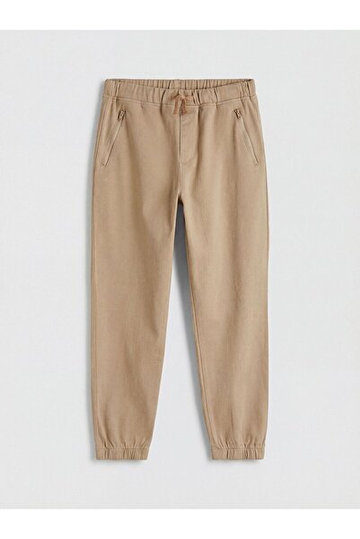 LC Waikiki Lcw Kids Beige Boys Gabardine Jogger Pants