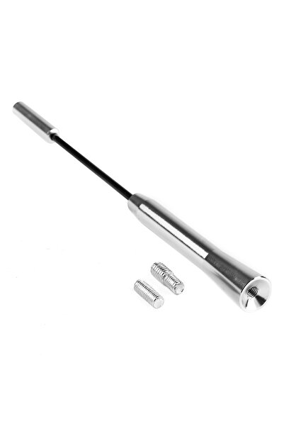 AMIO Antenă radio auto universală, metalică, cu adaptor, ANT05