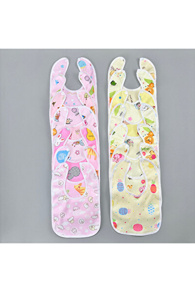 Choice3 Random 10pcs Pink Yellow 4/6/8/10pcs Waterproof Baby Feeding Bibs Inf...