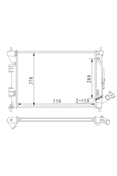 NRF Radiator Racire Motor HYUNDAI i30