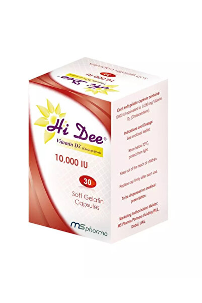 HI DEE Vitamin D 10000 Iu Capsule 30S