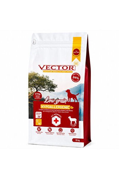 Vector Hipoalerjenik Kuzu Etli Yetişkin Köpek Maması 12 Kg