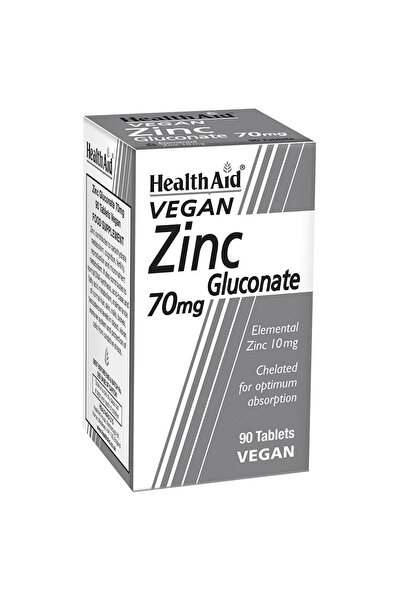 Healthaid Health Aid Γλυκονικός Ψευδάργυρος 70mg 90 Δισκία