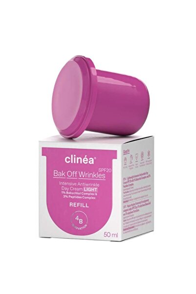 Clinea | Refill Bak Off Wrinkles Light SPF20 Κρέμας Ημέρας Ελαφριάς Υφής | 50ml