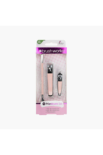 Brushworks طقم مانيكير من 3 قطع